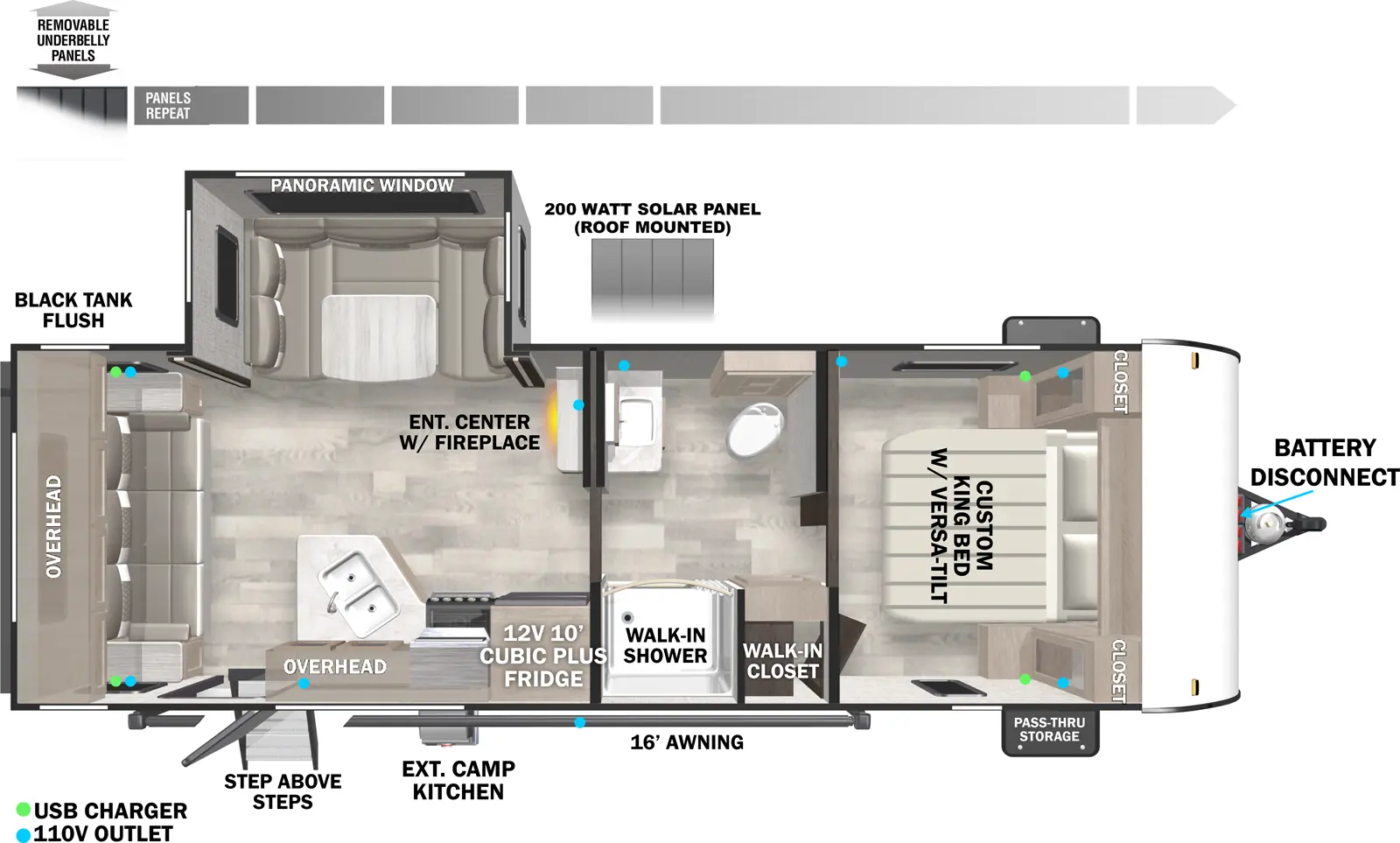 Cruise Lite Northwest 24RLXL Floorplan